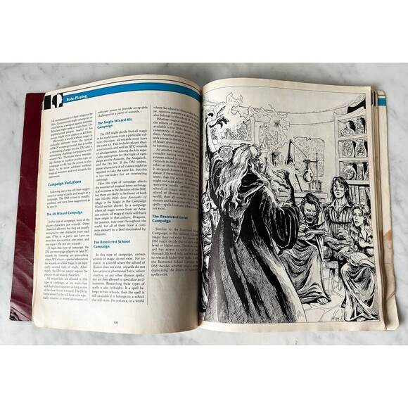 Advanced Dungeons & Dragons The Complete Wizard's Handbook AD & D 2nd Ed 2115 - Picture 10 of 12